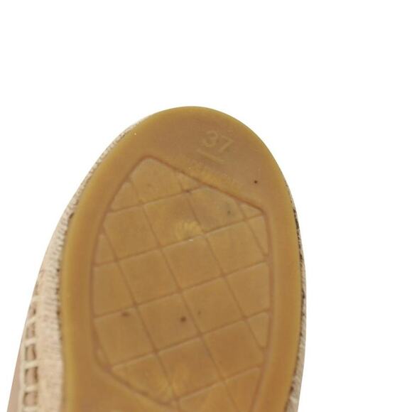 Chanel Embroidered Espadrille 37 Leather CC Cap Toe Flats CC-0803N-0006 - Picture 12 of 12